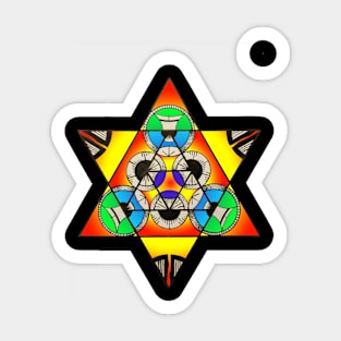 Orange Star Sticker